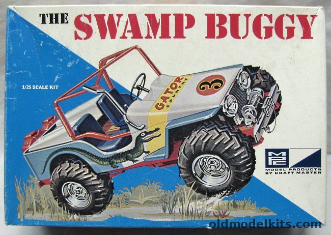 MPC 1/25 The Swamp Buggy 'Gator Country' Jeep - Stock or Custom, 407-200 plastic model kit